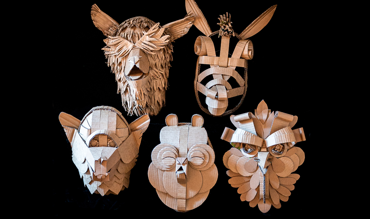  Simon Greiner Cardboard Menagerie